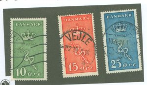 Denmark #B3-5 Used Single (Complete Set)