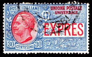 1908, Italy, 30c, Vittorio Emanuele III, Used, Sc E6