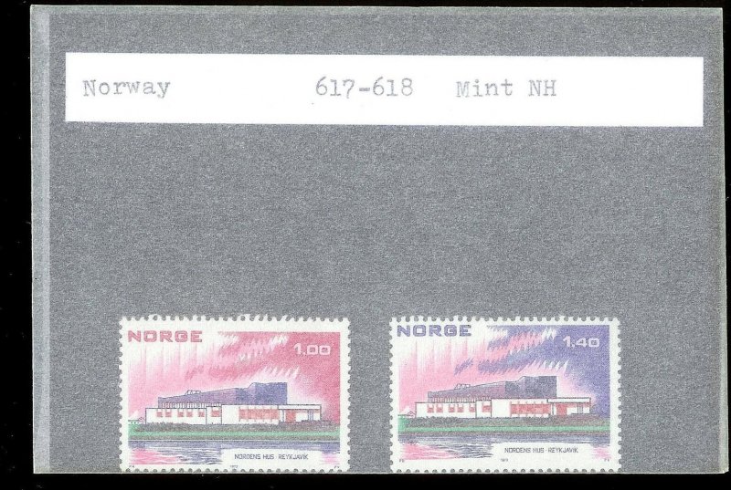 NORWAY Sc#617-618 MINT NEVER HINGED Complete Set