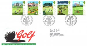 FIRST DAY COVER GREAT BRITAIN SPORT OF GOLF SET OF (5) 1994