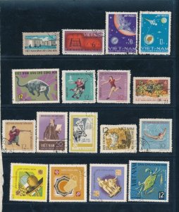 D389862 Vietnam Nice selection of VFU Used stamps