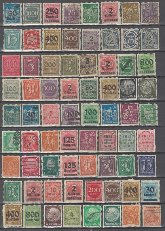 COLLECTION LOT # 41L GERMANY 136 STAMPS CLEARANCE