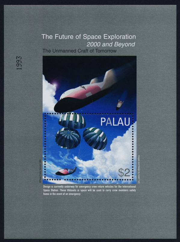 Palau 549-52 MNH Future Space Craft