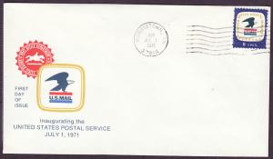 1396 Postal Service Emblem FDC