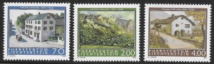 Liechtenstein 1153-55   1999  set  3    VF  NH