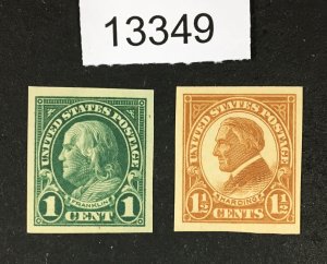 MOMEN: US STAMPS  # 575-576 MINT OG H LOT #13349