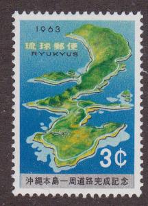 Ryukyu # 109, Mint Never Hinged,