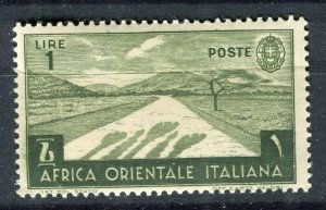 ITALIAN COLONIES AFRICA; 1938 early Pictorial issue Mint hinged 1L. value