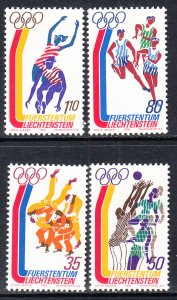 Liechtenstein 591-594 MNH VF