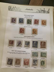 Australia Collection from 1927 to 1978 Used Cat. Value $575