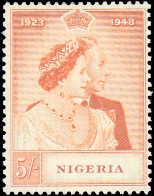 Nigera #73-74, Complete Set(2), 1948, Royality, Hinged