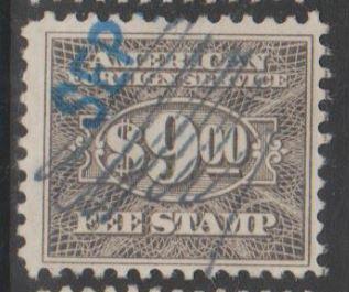 U.S. Scott #RK38 Revenue Foreign Service Fee Stamp - Cat $35 - Used Single