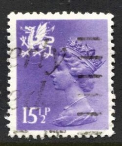 STAMP STATION PERTH Wales #WMH27 QEII Definitive Used 1971-1993