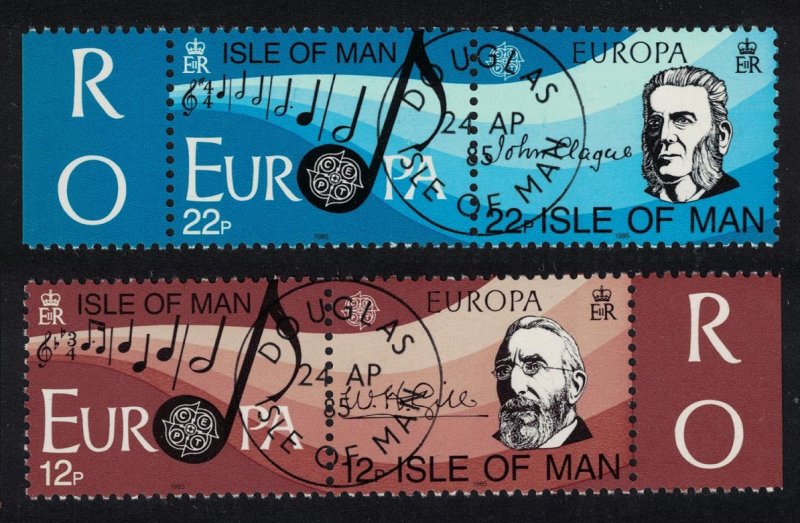 Isle of Man European Music Year 4v pairs SG#286-289