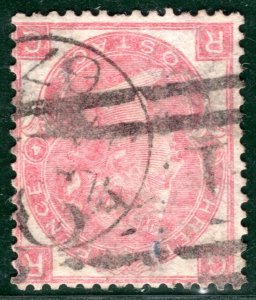 GB QV Stamp SG.92wi 3d Rose WATERMARK INVERTED Scarce Dated 1867 Cat £600 PRED24