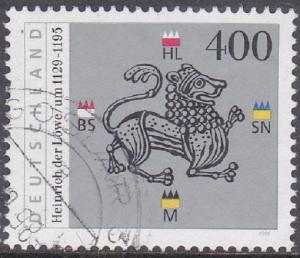 Germany  SC #1902 Stamp 1995 Henry The Lion, Duke Used Postmarked stamps.