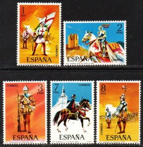 Spain Sc #1766-1770 MNH