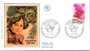 FDC France 1973 - Colette 1873-1954 - St Sauveur En Puisaye - F37395