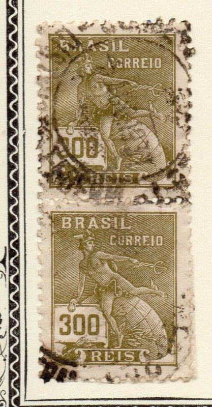 Brazil 1922 Early Issue Fine Used 300r. NW-12028