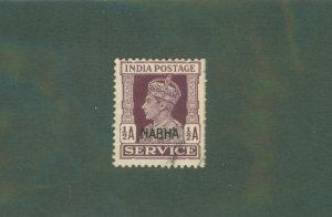 INDIA NABHA STATE 045 USED BIN $1.00