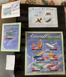 Planes MNH Selection- SCV=$18.60