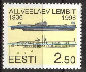 Estonia 1996 Ships Submarine Lembit MNH