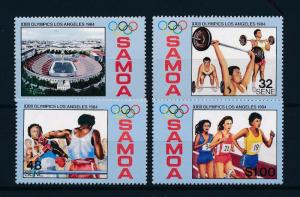 [56357] Samoa 1984 Olympic games Boxing Weightlifting MNH