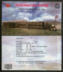 India 2003 Darjeeling Himalayan Railway Booklet without stamp # 191