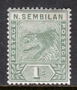 Malaya (Negri Sembilan) - Scott #2 - MH - Short perf - SCV $4.00