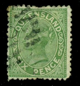 Australia Queensland 1883 #69 U SCV(2018)=$35.00