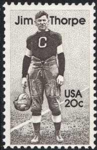 SC#2089 20¢ Jim Thorpe Single (1984) MNH