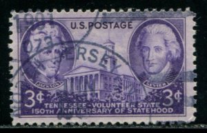 941 US 3c Tennessee Statehood, used cv $.20