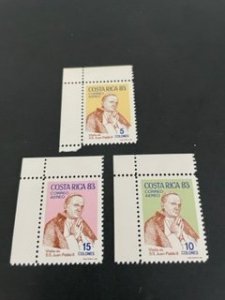 Costa Rica sc C904-C906 MNH comp set