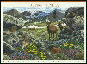 Alpine Tundra Nature Series Sheet of Ten 41 Cent Postage Stamps Scott 4198