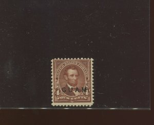 Guam Scott 4 Overprint Mint Stamp NH (Stock Guam 4-M1)