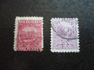 Stamps - New Zealand - Scott# 85-86 - Used Part Set of 2 Stamps