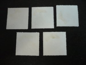 Stamps - Cuba - Scott# 1338-1342 - Used Set of 5 Stamps