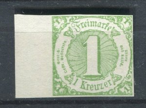 THURN & TAXIS; Scarce classic Mint Marginal Official Reprint of 1k. value