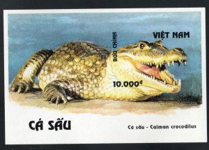 Viet Nam Scott 2538 MNH** Imperforate Crocodile souvenir sheet