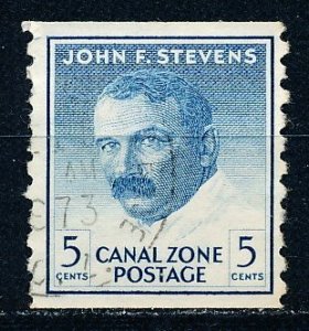 Canal Zone #155 Single Used