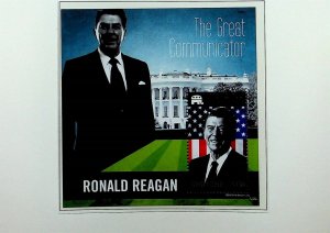 MICRONESIA Sc 966 NH SOUVENIR SHEET OF 2012 - RONALD REAGAN - (JO23)