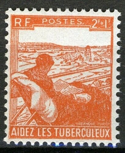 France 1945, 2+1 Fr Anti Tuberculosis set VF MNH, Mi 730