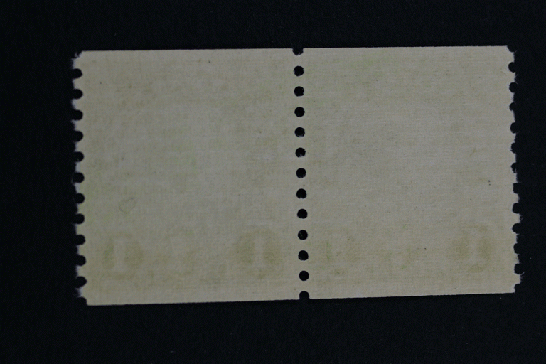 United States #597 Coil Line Pair MNH