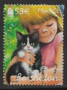 France # 3203 - Kitten - used.....{GR26}
