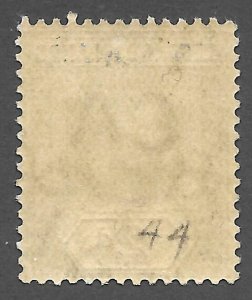 Doyle's_Stamps: 1911 MH Leeward Islands King Edward VII 2d, Scott #44*