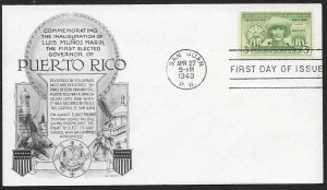 UNITED STATES FDC 3¢ Puerto Rico 1949 Lowry