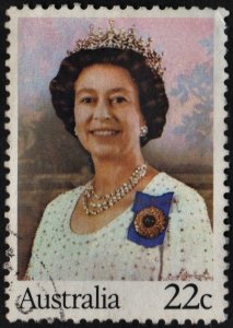 Australia: SC#740 22¢ Birthday of Queen Elizabeth II (1980) Used