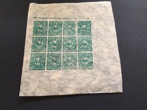 Tibet vintage possible reprint stamps Sheet Ref 62290