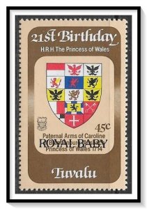 Tuvalu #174 Birth Of Prince William MNH