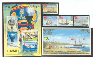 Tuvalu #211a/790-794 Mint (NH) Single (Complete Set)